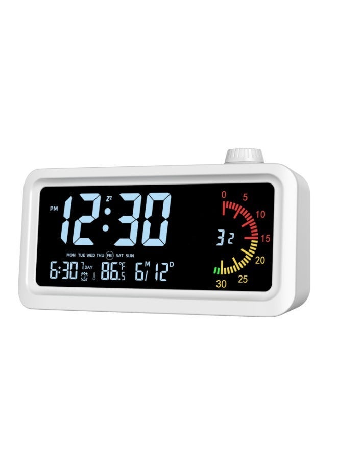 Visual Alarm Clock Timer for Kids Boys Girls with 4-Color Countdown Timer, LCD Display, Temperature Date, Silent Operation, 3 Alarms, Snooze, Type-C Charging for Birthday And Gift，Studying/Office/Sleeping/Cooking - Image 1